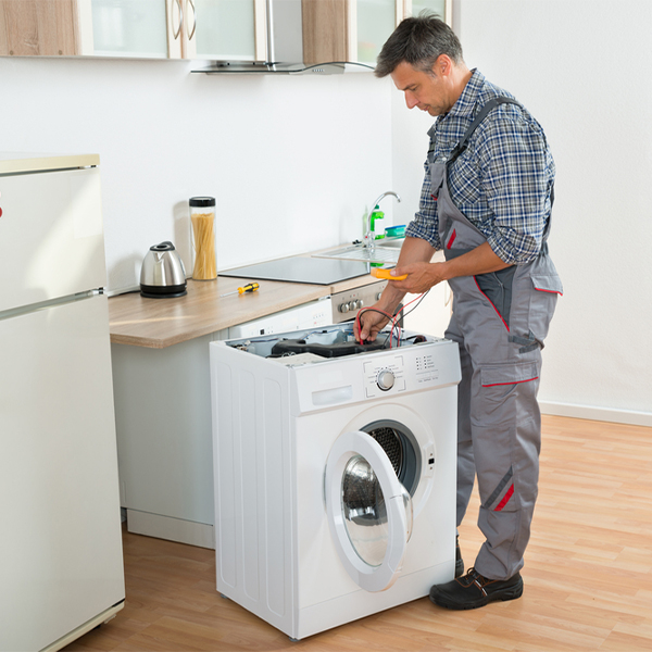 can you walk me through the steps of troubleshooting my washer issue in Naples ME